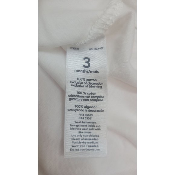 Carter's Baby Girls 4-pc. Pant Set, 3 Months , White - Picture 5 of 8